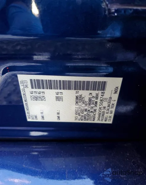 2023 Nissan Maxima Sv from USA, damaged, VIN 1N4AA6CV5PC508748